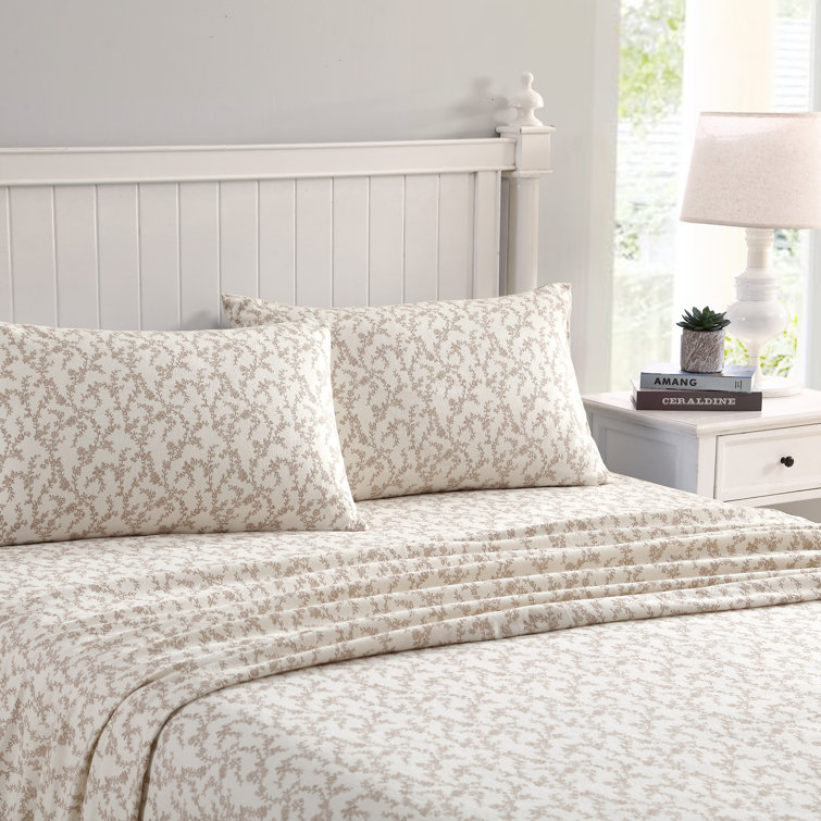 Laura Ashley 100 Cotton Flannel & Soft Deep Pocket Printed